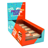 A mixed box of Mountain Joe's protein cakes