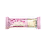 A bar of Mountain Joe's Raspberry White Chocolate Protein Millionaire