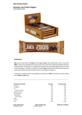 Ingredients and nutritional information for Mountain Joe's Chocolate Chunk Protein Flapjacks