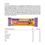 Ingredients and nutritional information for Mountain Joe's Chocolate Honeycomb Protein Bar