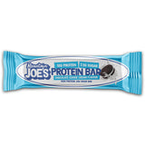 A Mountain Joe's Chocolate Cookie Cream Protein Bar
