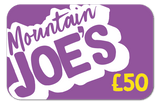 A £50 Mountain Joe's Giftcard